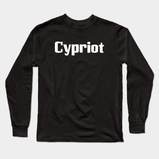 Cypriot Long Sleeve T-Shirt